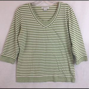 Women’s top 3/4 sleeves, size Lg.